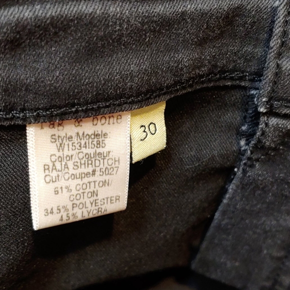 📣 FLASH SALE Rag & Bone Black skinny Jeans - Picture 9 of 9